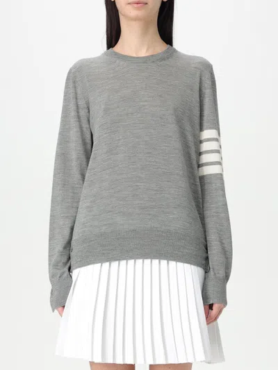 THOM BROWNE SWEATER THOM BROWNE WOMAN COLOR GREY,G44350020