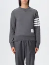 Thom Browne Crewneck Sweatshirt In Gray