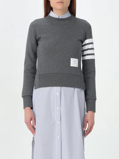 Thom Browne Sweater  Woman Color Mouse Grey In 鼠灰色