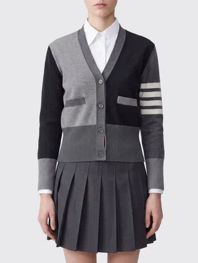 Thom Browne Sweater Woman Color Grey In Gray