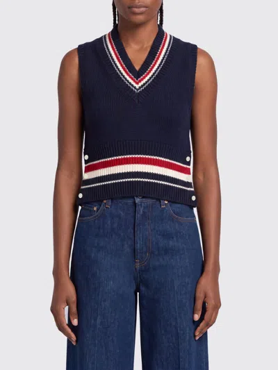 Thom Browne Sweater Woman Color Navy