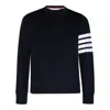 Thom Browne 4-bar Cotton Sweater