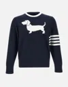 Thom Browne Hector Intarsia-knit Jumper
