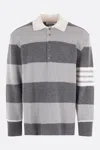 Thom Browne Rugby Contrasting Ribbed Wool Sweater