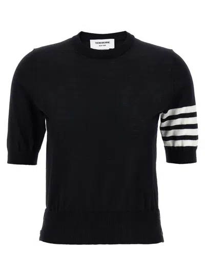 THOM BROWNE THOM BROWNE '4-BAR' WOOL T-SHIRT