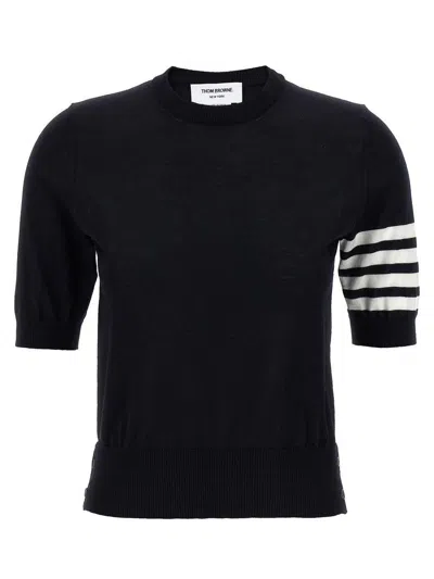 THOM BROWNE THOM BROWNE '4-BAR' WOOL T-SHIRT