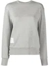Thom Browne Rwb Stripe Cotton Sweatshirt