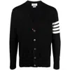 Thom Browne Classic Cardigan In Black