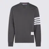 Thom Browne Sweaters Blacks And Greys In Gray