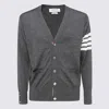 Thom Browne Sweaters Blacks And Greys In Gray