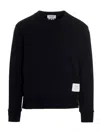 Thom Browne Crew Neck Sweatshirt In Blue
