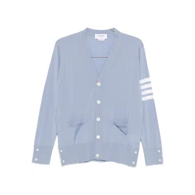 THOM BROWNE SWEATERS BLUE
