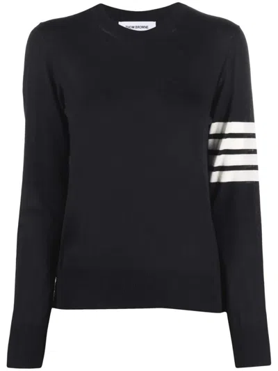 Thom Browne Midnight Blue Wool Sweater