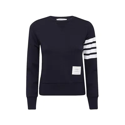 Thom Browne Sweaters Blue And Green In Black