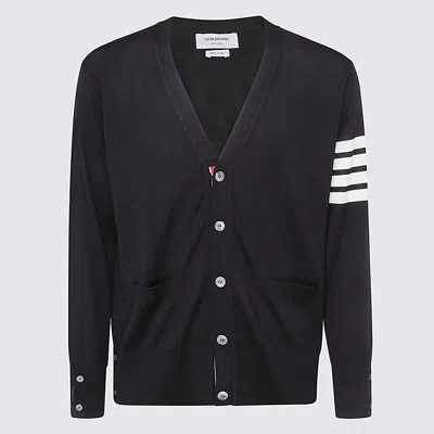 Thom Browne Sweaters Blue And Green In Black