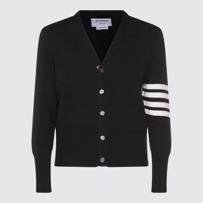 Thom Browne Sweaters Blue And Green In Black