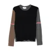 Thom Browne Virgin Wool Sweater In Multi