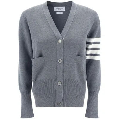 THOM BROWNE SWEATERS GRAY