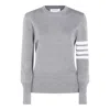 Thom Browne Sweaters Lt Grey In Gray