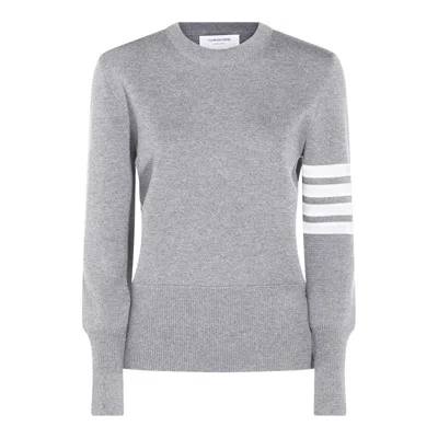 Thom Browne Sweaters Lt Grey In Gray