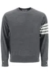 Thom Browne 'lightweight 4-bar Kn In Grey