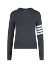 Thom Browne - "4-bar" Jumper In Grey