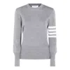 Thom Browne Sweaters Lt Grey In Gray