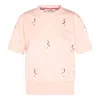 Thom Browne Embroidered Geese Short Sleeve Sweatshirt