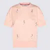 Thom Browne Embroidered Geese Short Sleeve Sweatshirt