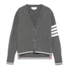Thom Browne 4-bar Stripe Wool Cardigan