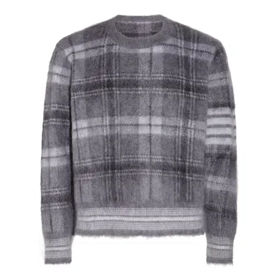 Thom Browne Sweaters In Med Grey