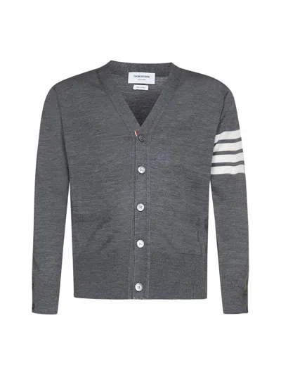 Thom Browne Sweaters In Med Grey