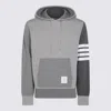 Thom Browne Hoodie Pullover With Tona Fun Mix In Gray