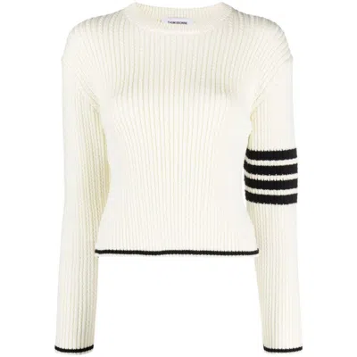 Thom Browne Sweaters In White
