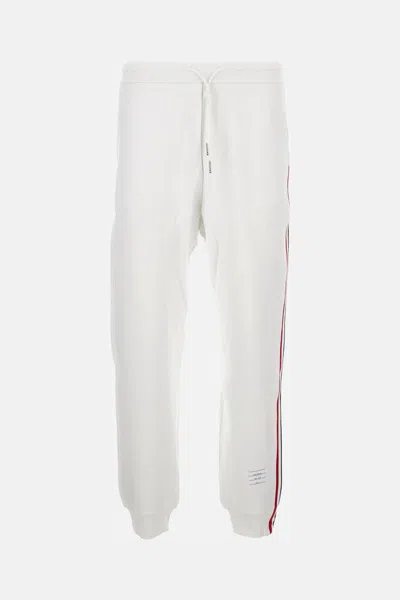 Thom Browne Sweatpants In Classic Loopback In White