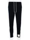 Thom Browne Sweatpants With Engineered 4 Bar In Solid Classic Loopback In Black