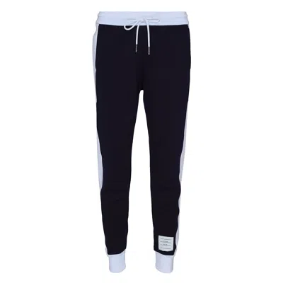 Thom Browne Sweatpants With Engineered 4 Bar Women In Blue