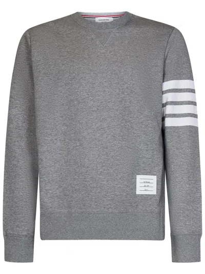 Thom Browne Men's Classic Crewneck In Grey