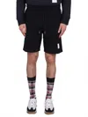 Thom Browne Sweatshirt Bermuda In Black