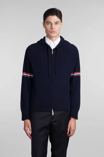 Thom Browne Sweatshirt In Blue Cashmere