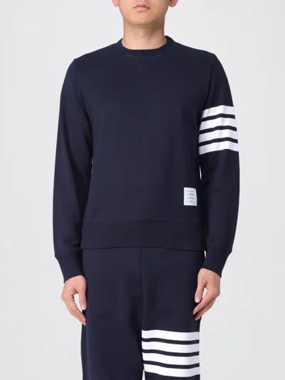 THOM BROWNE SWEATSHIRT THOM BROWNE MEN COLOR BLUE,H11372009