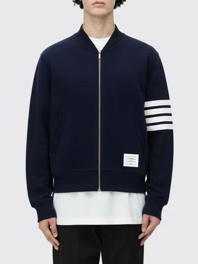 THOM BROWNE SWEATSHIRT THOM BROWNE MEN COLOR BLUE,H29829009
