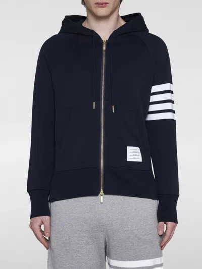 THOM BROWNE SWEATSHIRT THOM BROWNE MEN COLOR BLUE,F71355009