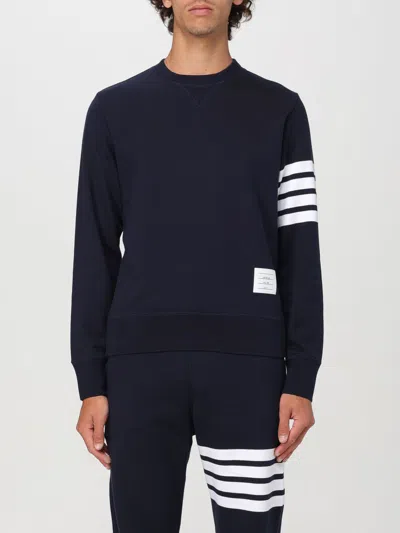 THOM BROWNE SWEATSHIRT THOM BROWNE MEN COLOR BLUE,F71372009