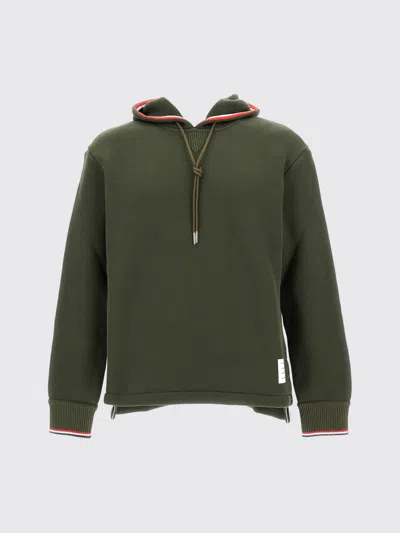 THOM BROWNE SWEATSHIRT THOM BROWNE MEN COLOR GREEN,H39225012