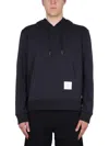 Thom Browne Sweatshirt With Embroidery In Blue