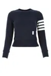 Thom Browne Pullover Sweatshirt With Engineered 4 Bar In Classic Loopback Clothing