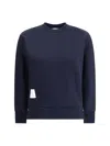 Thom Browne Women Cotton Sweatshirt In Blue