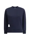 Thom Browne Women Cotton Sweatshirt In Blue