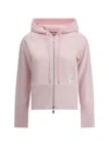 Thom Browne Cotton Hoodie With Drawstring Hood And Pockets